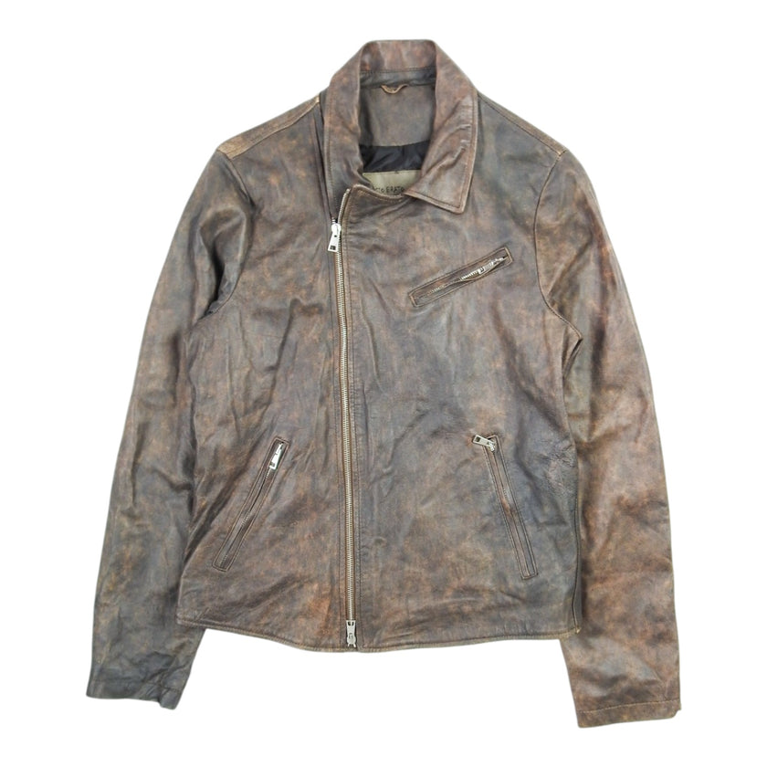 Giorgio Brato Leather Jacket Size 48