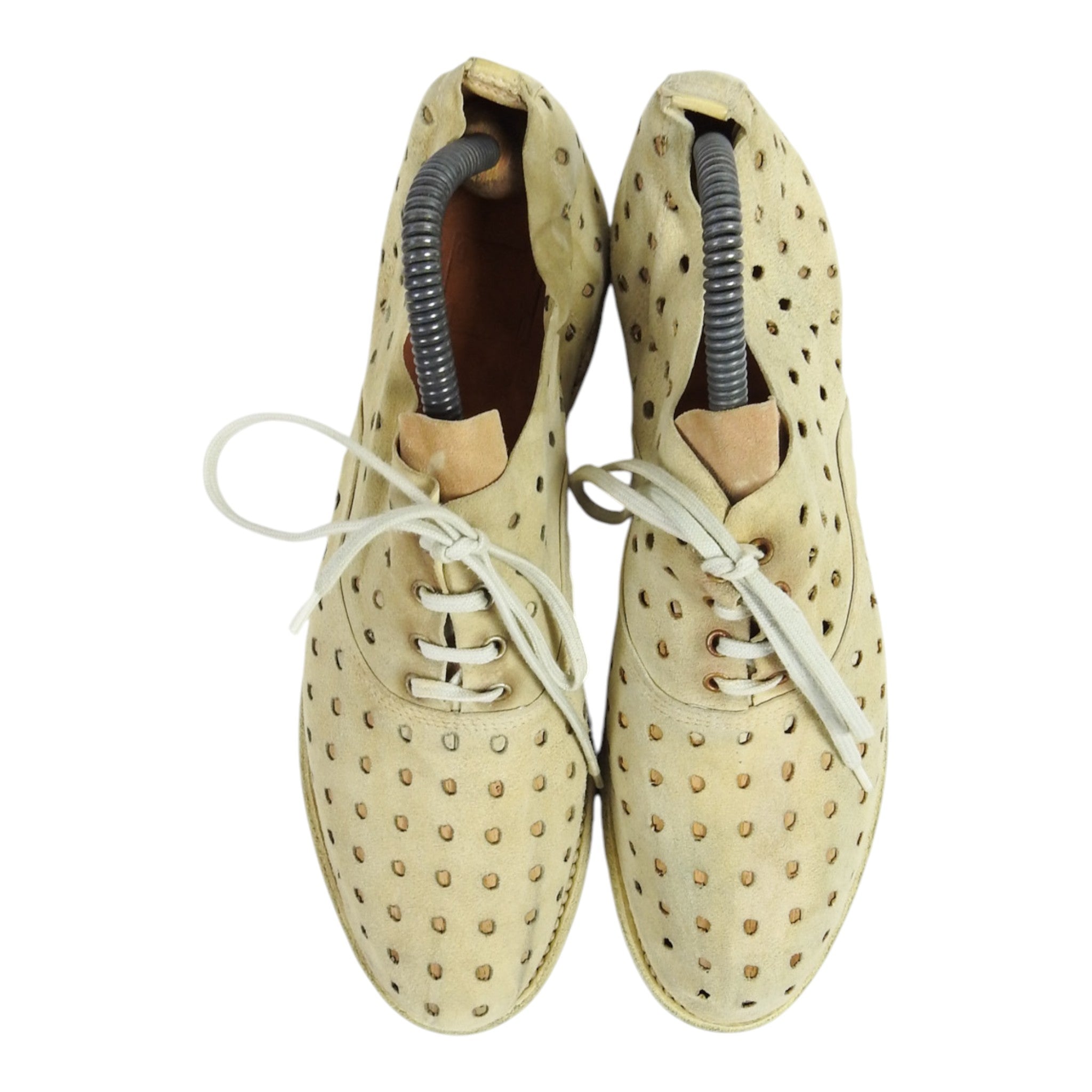 Guidi Perforated Leather Shoes Size 40