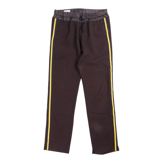 Dries Van Noten Striped Wine Trousers Size 48