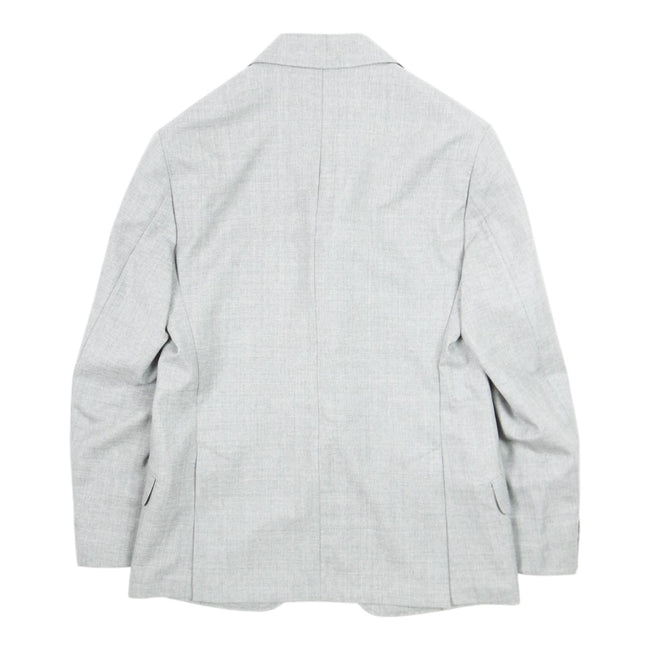 Brunello Cucinelli Grey Wool Blazer Size 48