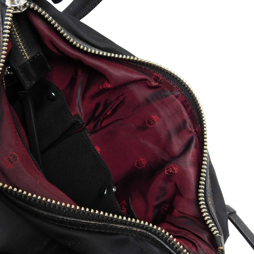 John Varvatos Nylon/Leather Side Bag