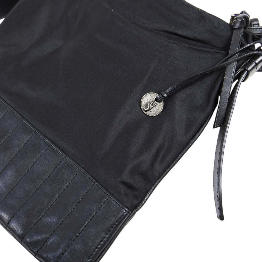 John Varvatos Nylon/Leather Side Bag
