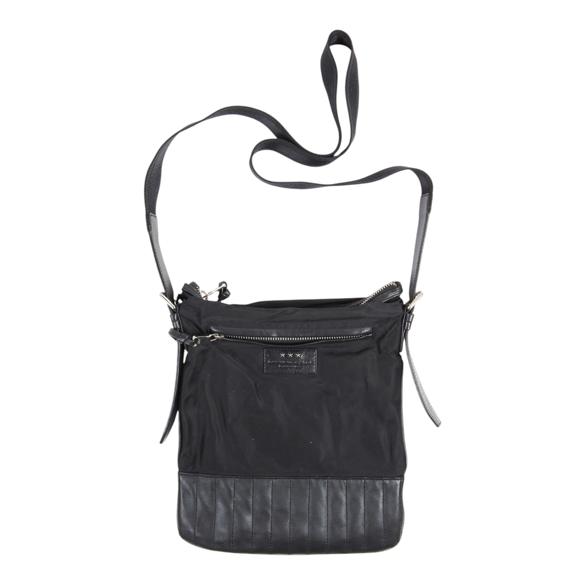 John Varvatos Nylon/Leather Side Bag