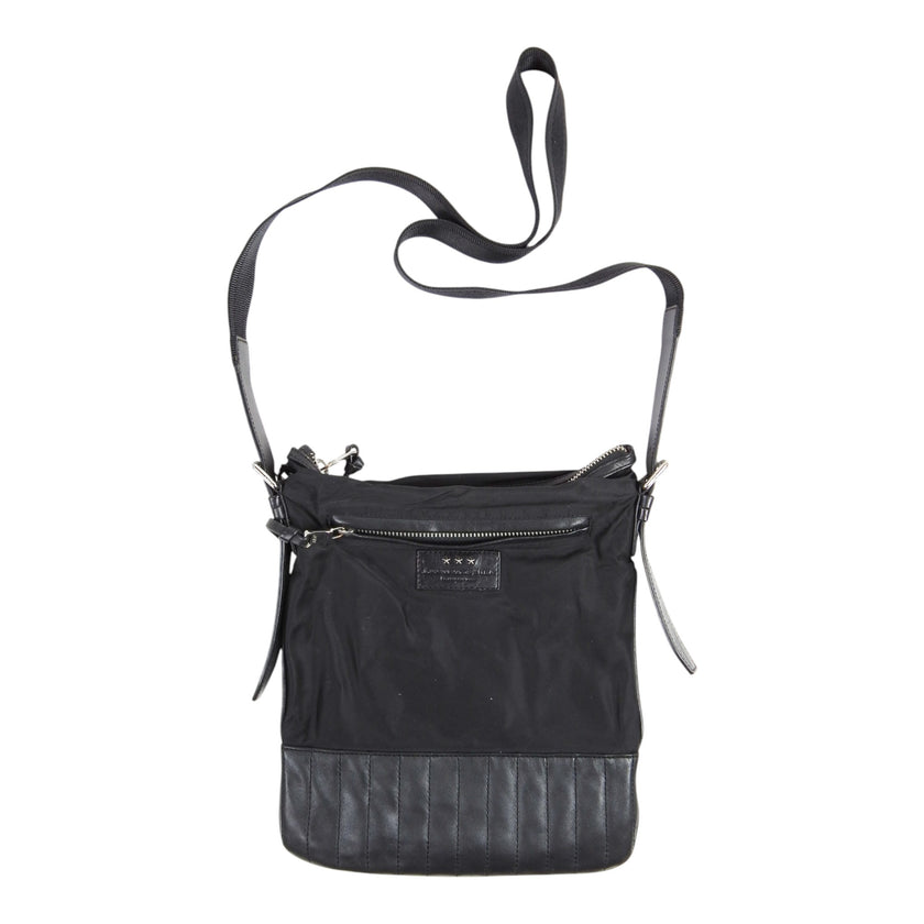 John Varvatos Nylon/Leather Side Bag