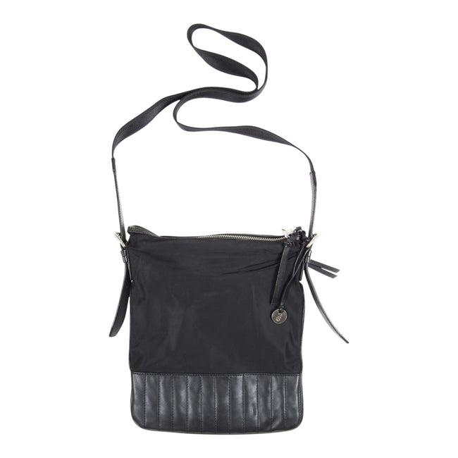John Varvatos Nylon/Leather Side Bag