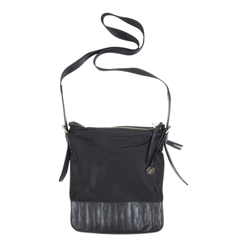 John Varvatos Nylon/Leather Side Bag
