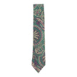 Chanel Green Paisley Tie