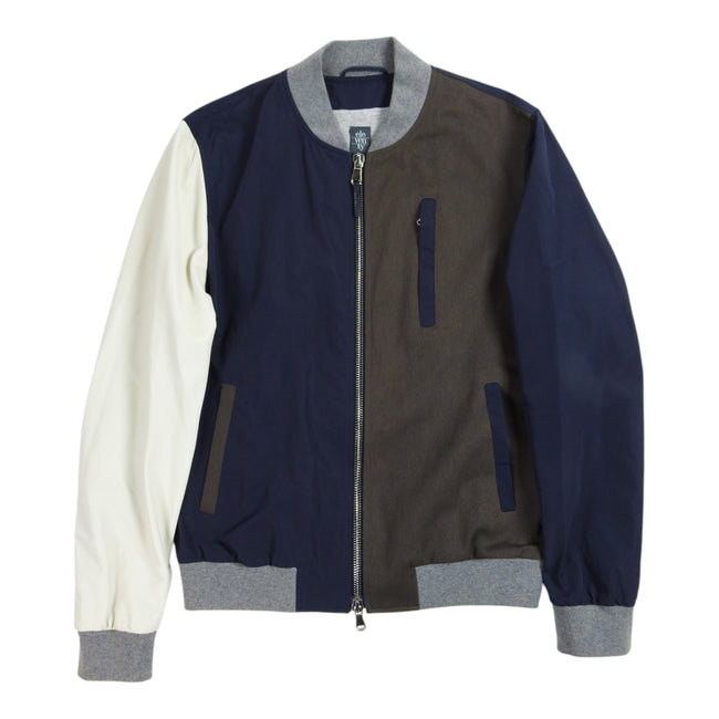 Eleventy Colour Block Bomber Size 50