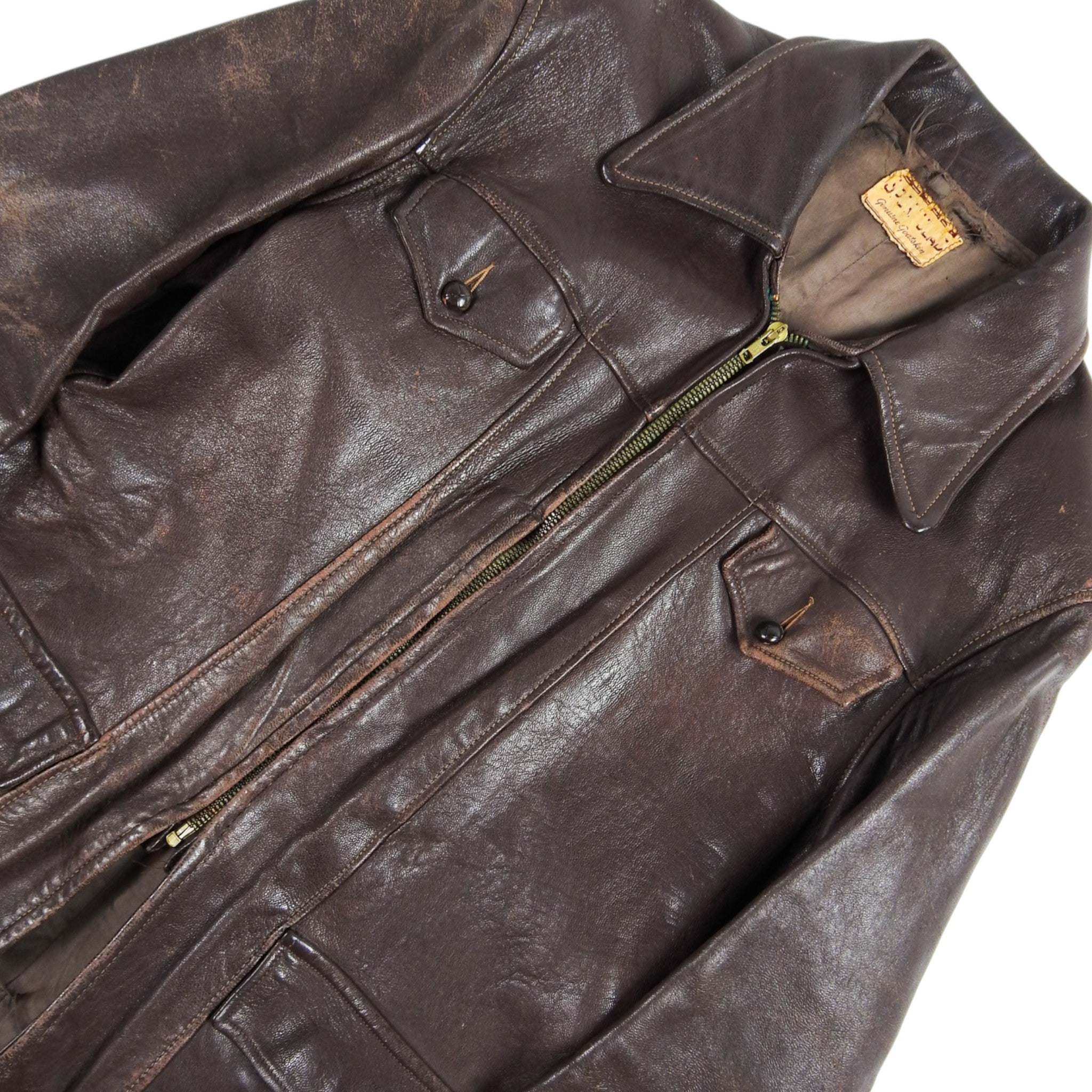 Vintage 1940s Goatskin Jacket