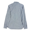 Oliver Spencer Blue Houndstooth Shirt Size 16