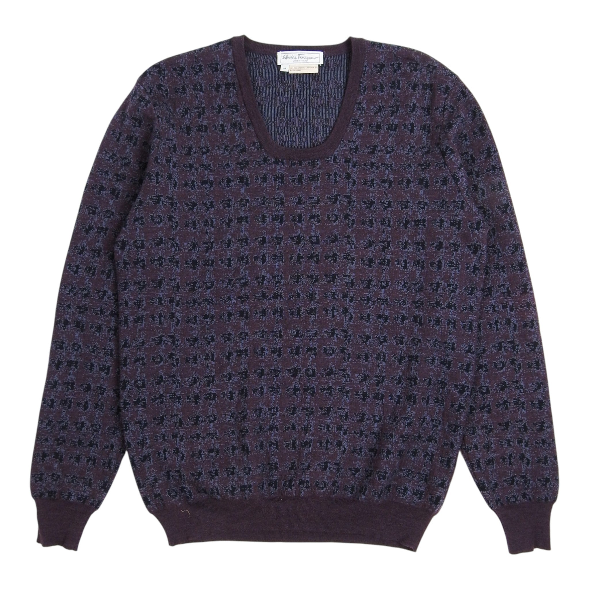 Salvatore Ferragamo Patterned Sweater Size Medium