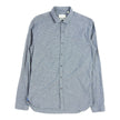 Oliver Spencer Blue Houndstooth Shirt Size 16