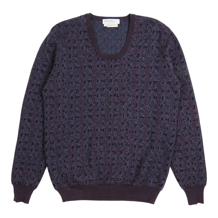 Salvatore Ferragamo Patterned Sweater Size Medium