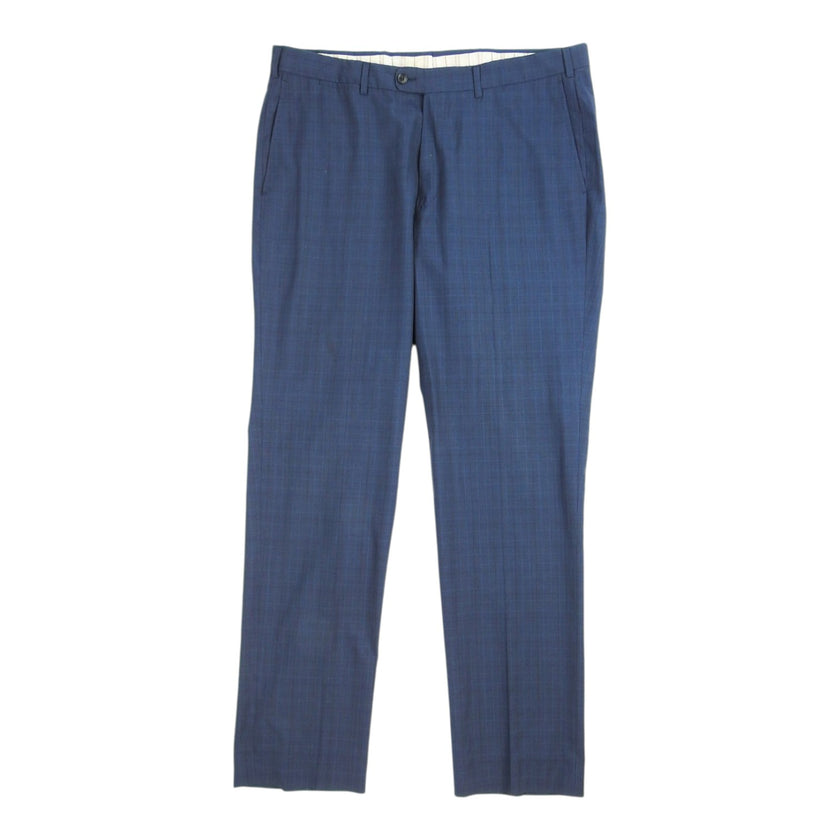 Ermenegildo Zegna Navy Check 2-Piece Suit Size 54