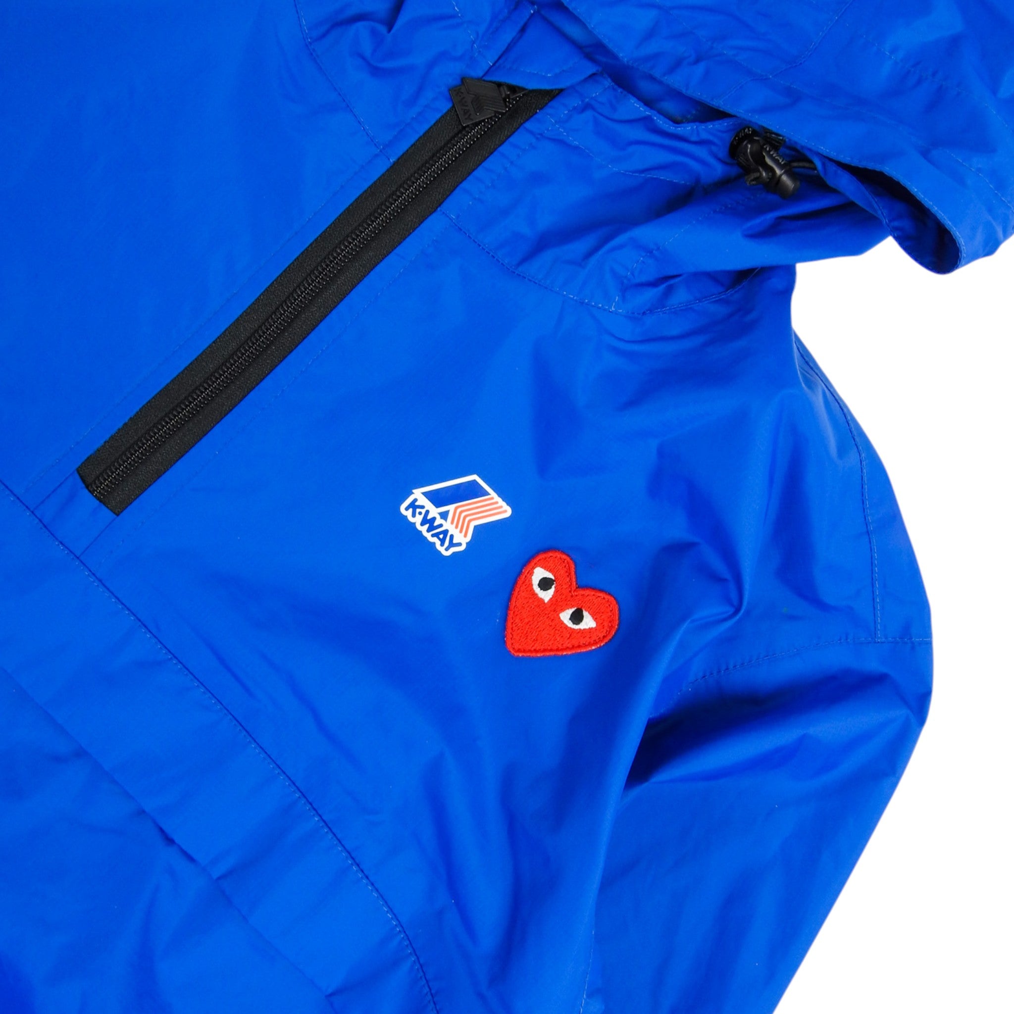 Comme Des Garçons PLAY x K-Way Windbreaker Size Large