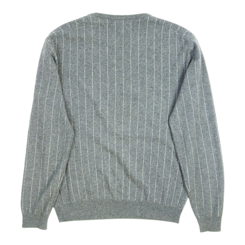 Ermenegildo Zegna Pure Cashmere Stripe Sweater Size 56