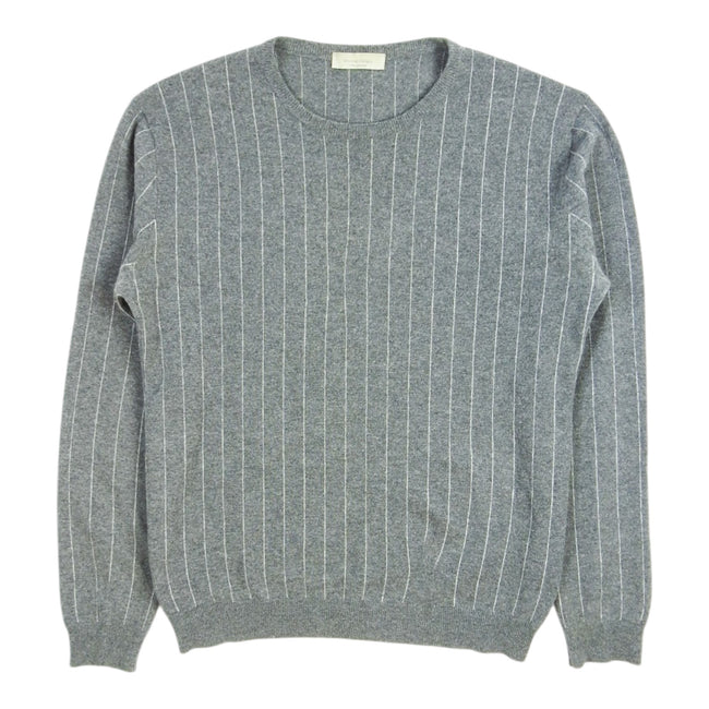 Ermenegildo Zegna Pure Cashmere Stripe Sweater Size 56