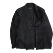 John Varvatos Leather Blazer Size 52