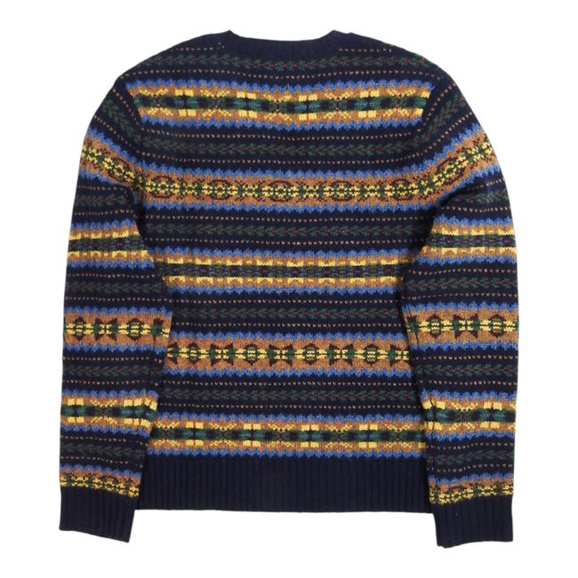 Polo Ralph Lauren Fair Isle V Neck Sweater Size Small