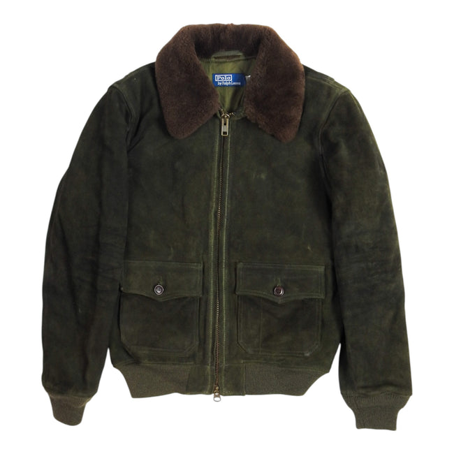 Polo Ralph Lauren Suede G1 Bomber Size Small