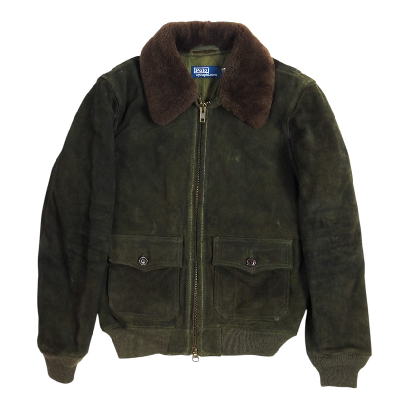 Polo Ralph Lauren Suede G1 Bomber Size Small