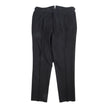 The Gigi Pleated Black Wool Pants Size 52