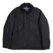 Barbour Keadby Black Waxed Size Medium