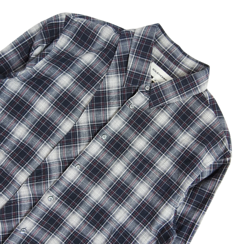 Solid Homme Flannel Size 48