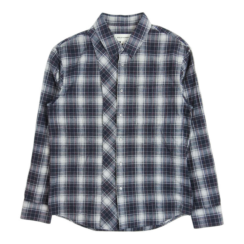 Solid Homme Flannel Size 48