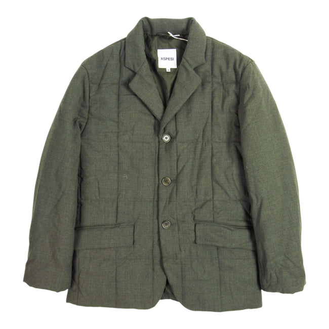 Aspesi Padded Green Blazer Size Medium