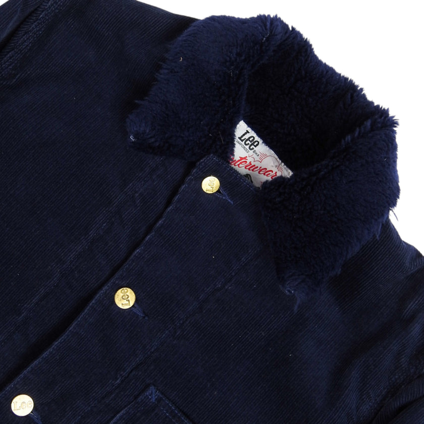 Lee Storm Riders Cord Sherpa Jacket Size Medium
