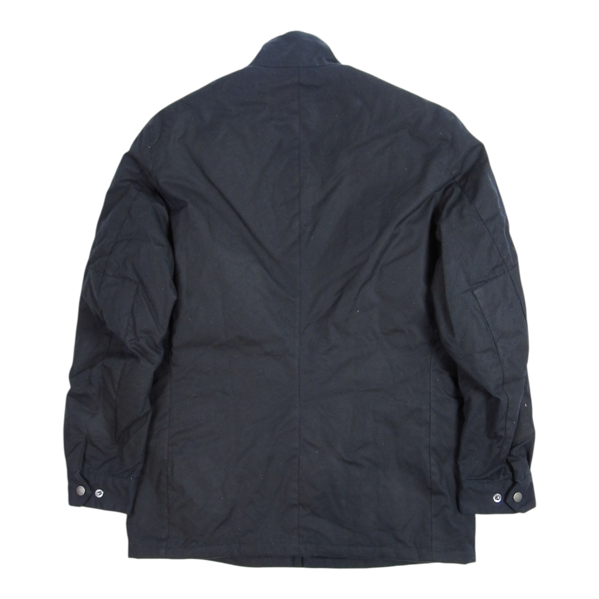 Barbour Duke Black Waxed Jacket Size Medium