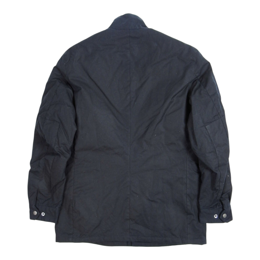 Barbour Duke Black Waxed Jacket Size Medium