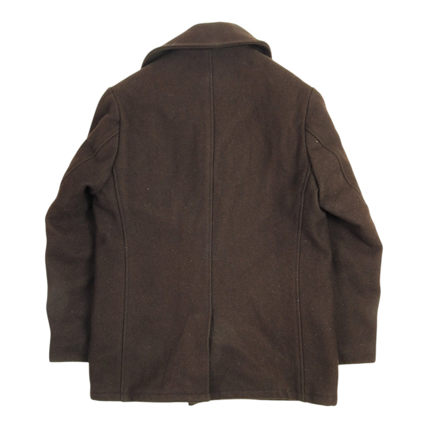 Schott US 740N Brown Peacoat Size 38