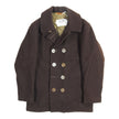 Schott US 740N Brown Peacoat Size 38