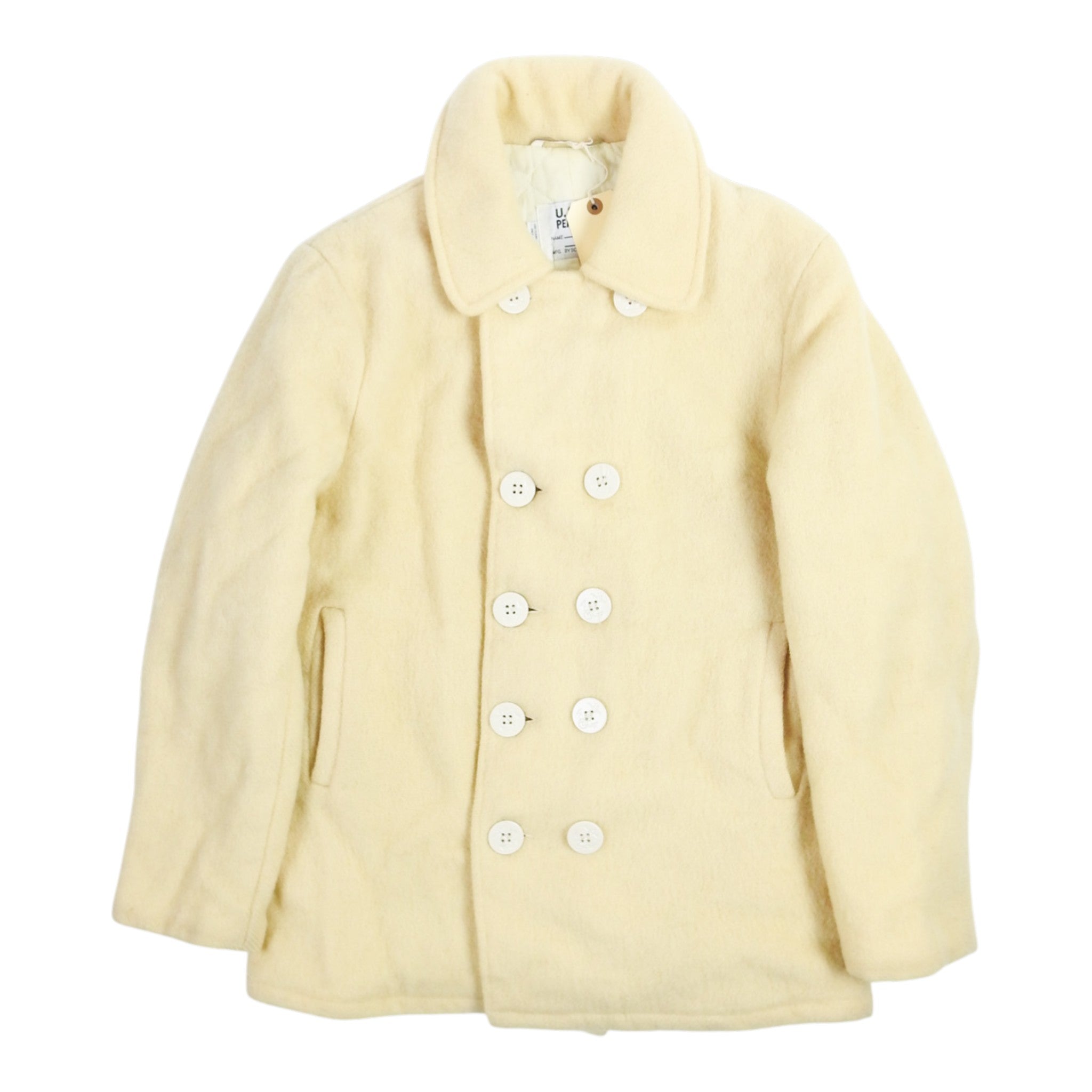 Schott US 740N Cream Peacoat Size 38