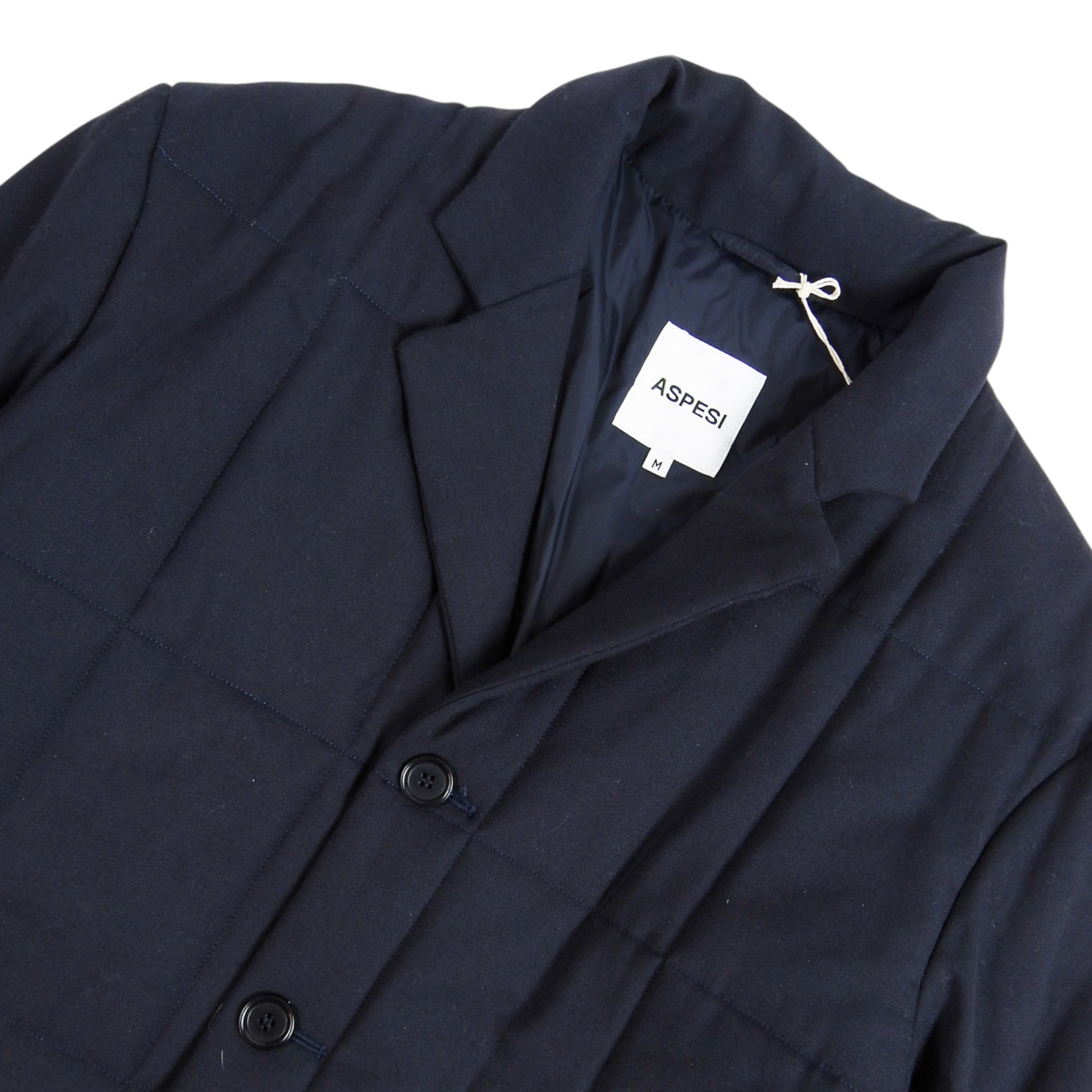 Aspesi Padded Black Blazer Size Medium