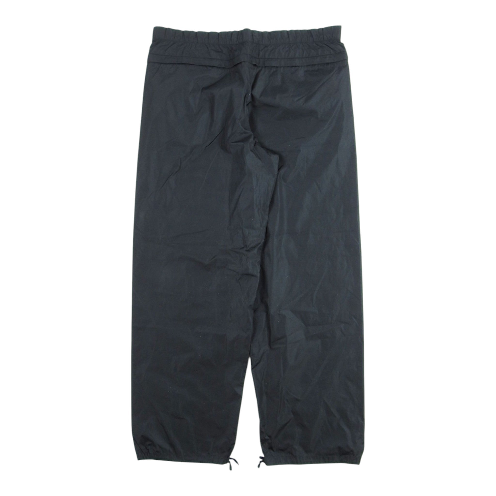 Prada Black Drawstring Nylon Pants Size 48