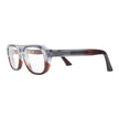 Cutler & Gross Grey/Brown Ombre Aviator Glasses