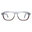 Cutler & Gross Grey/Brown Ombre Aviator Glasses