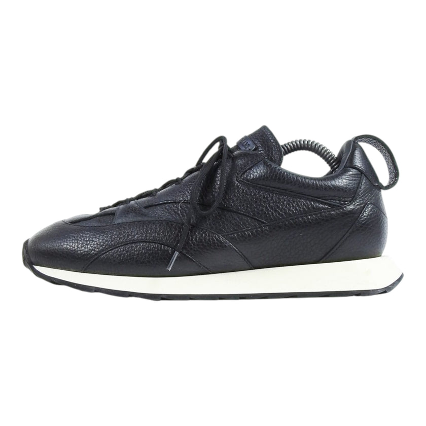 Giorgio Armani Pebbled Leather Sneakers Size 8.5
