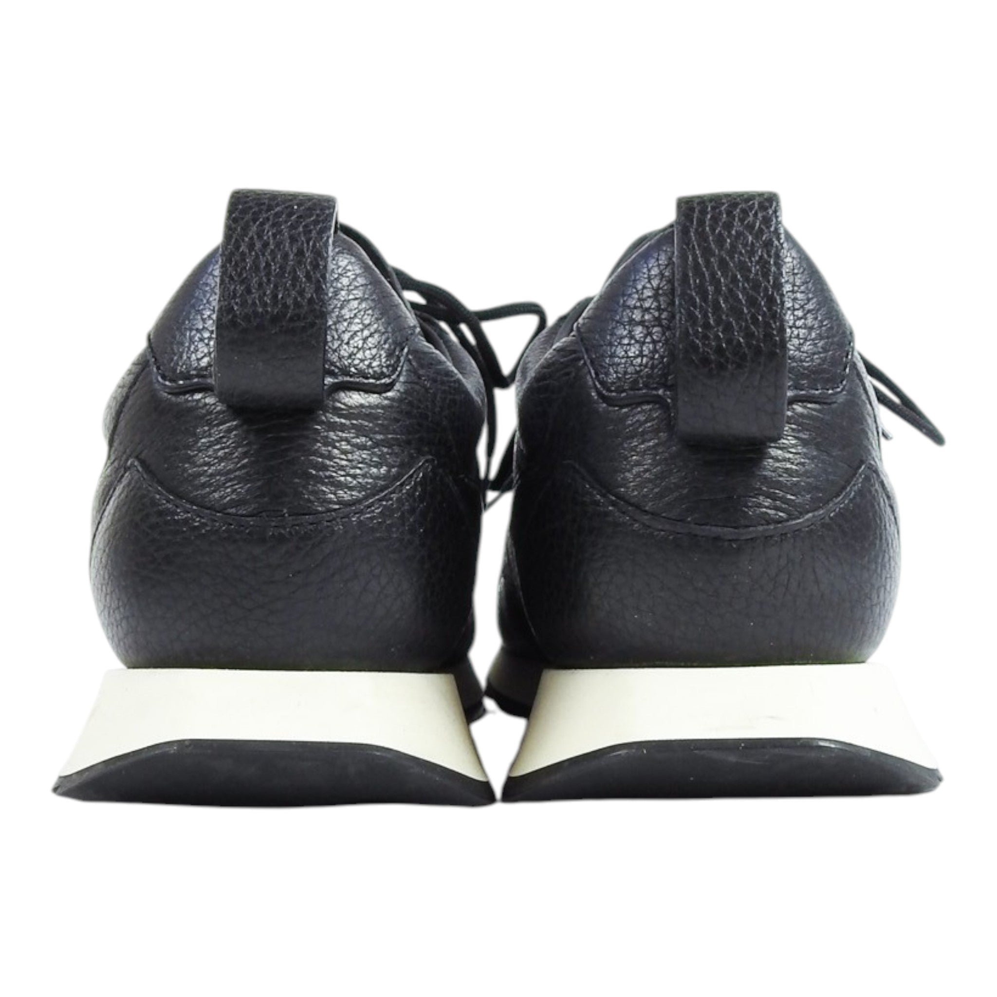 Giorgio Armani Pebbled Leather Sneakers Size 8.5