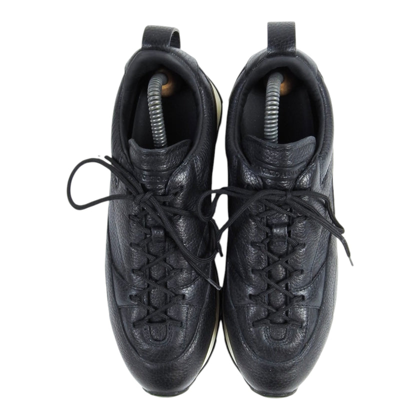 Giorgio Armani Pebbled Leather Sneakers Size 8.5