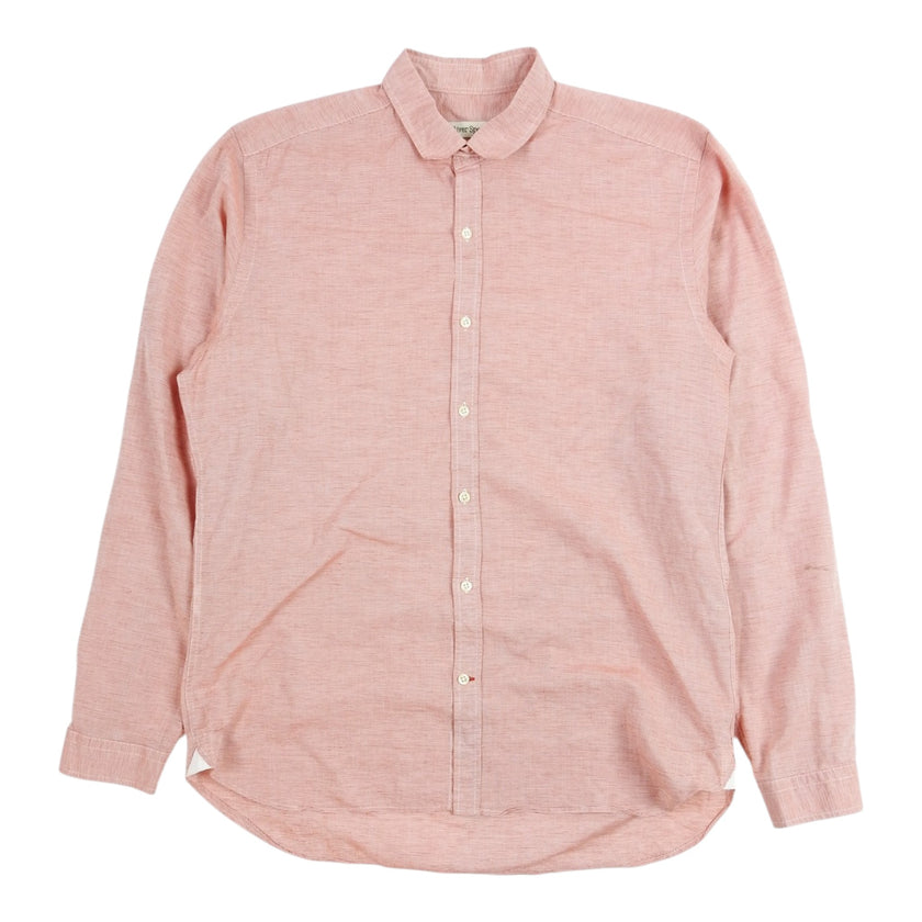 Oliver Spencer Striped Shirt Size 15.5