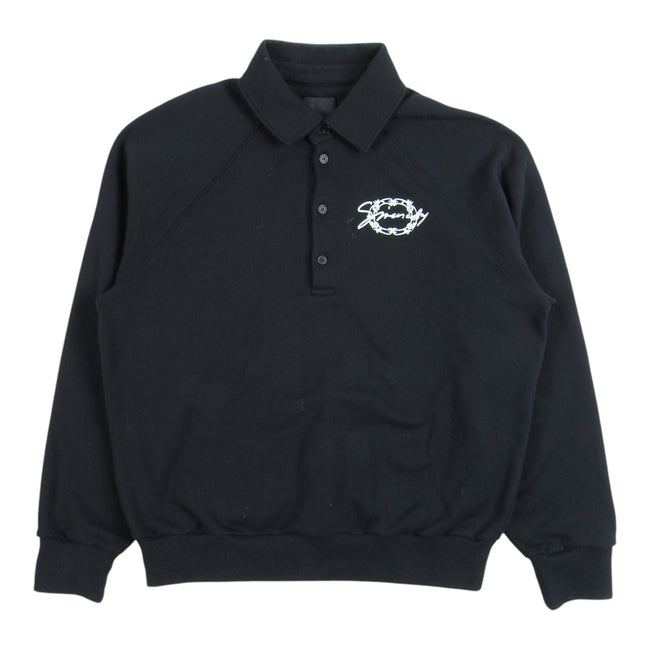 Givenchy Embroidered Logo Rugby Sweatshirt Size Medium