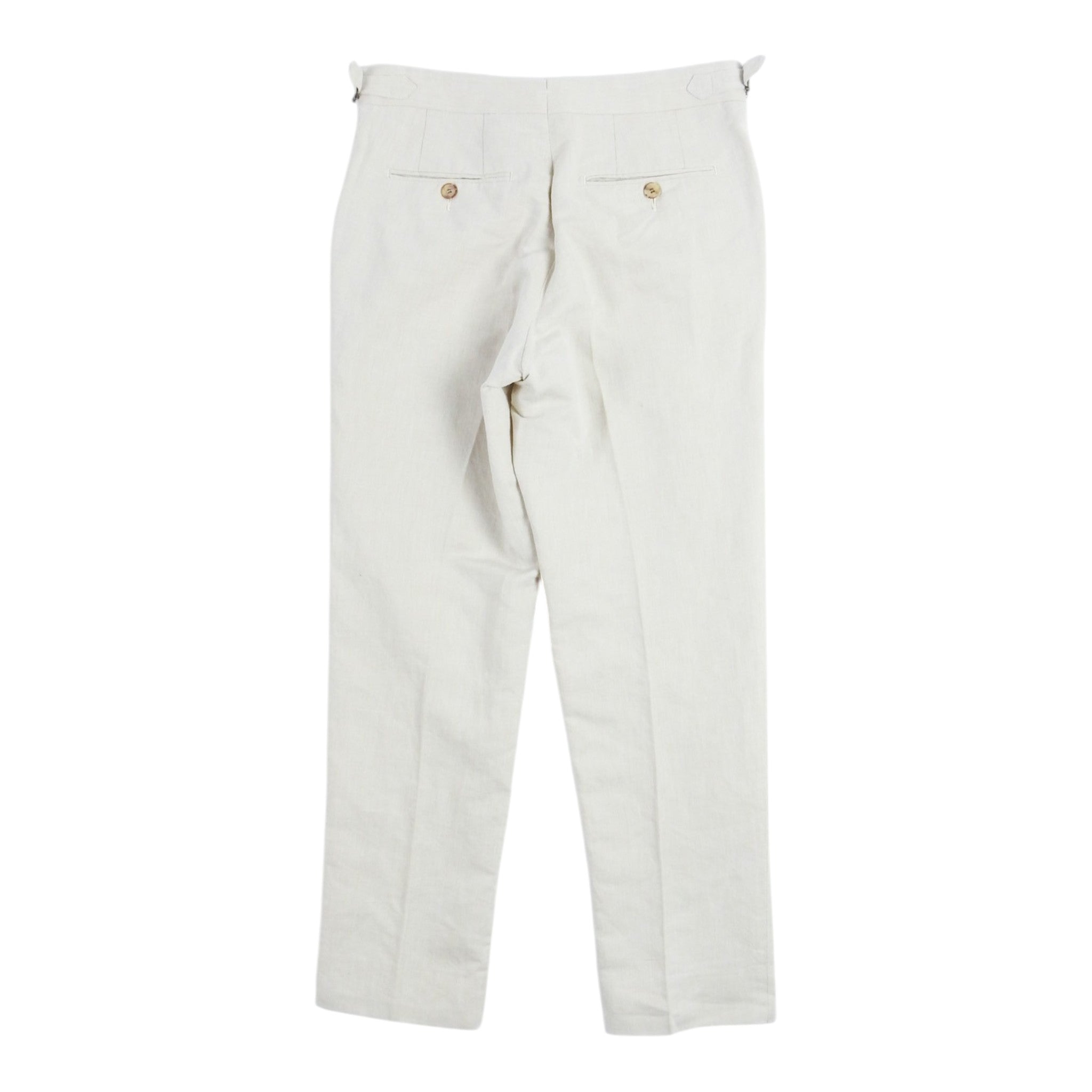 Tessuti Sondrio Linen Trousers Size 46