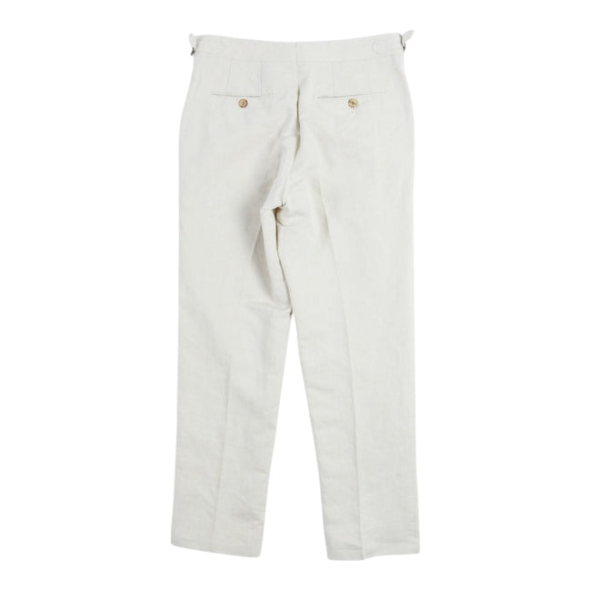 Tessuti Sondrio Linen Trousers Size 46