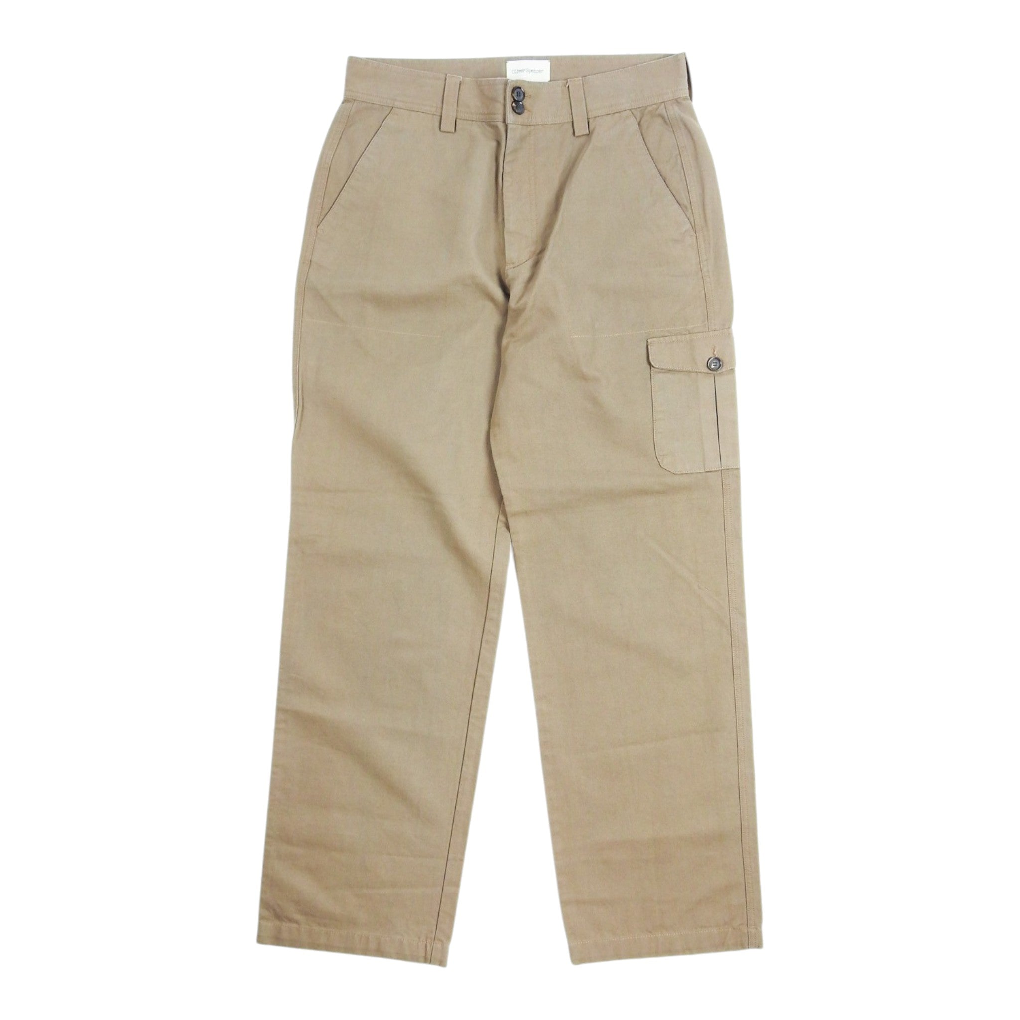 Oliver Spencer Brown Cargos Size 32