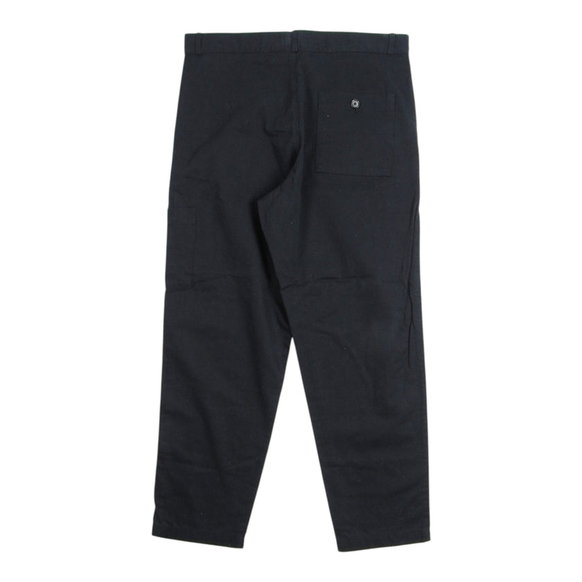 Oliver Spencer Black Wide Chino Size Medium