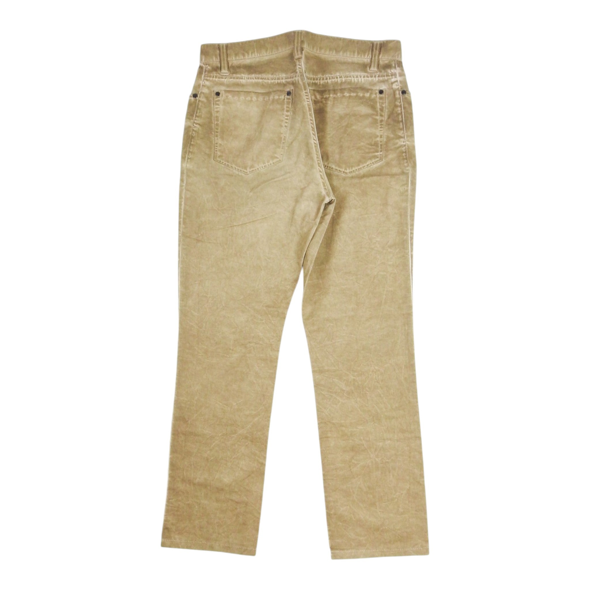 John Varvatos Brown Washed Trousers Size 30